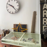 Display case with double glass