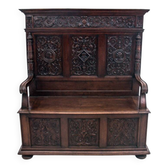 Banc en caisson, France, vers 1880.