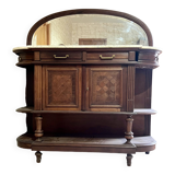 Vintage wooden furniture in marquetry style