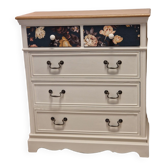 Commode fleurie