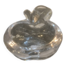 Vintage glass apple ashtray