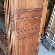 Vitrine style louis xv 1 porte en merisier