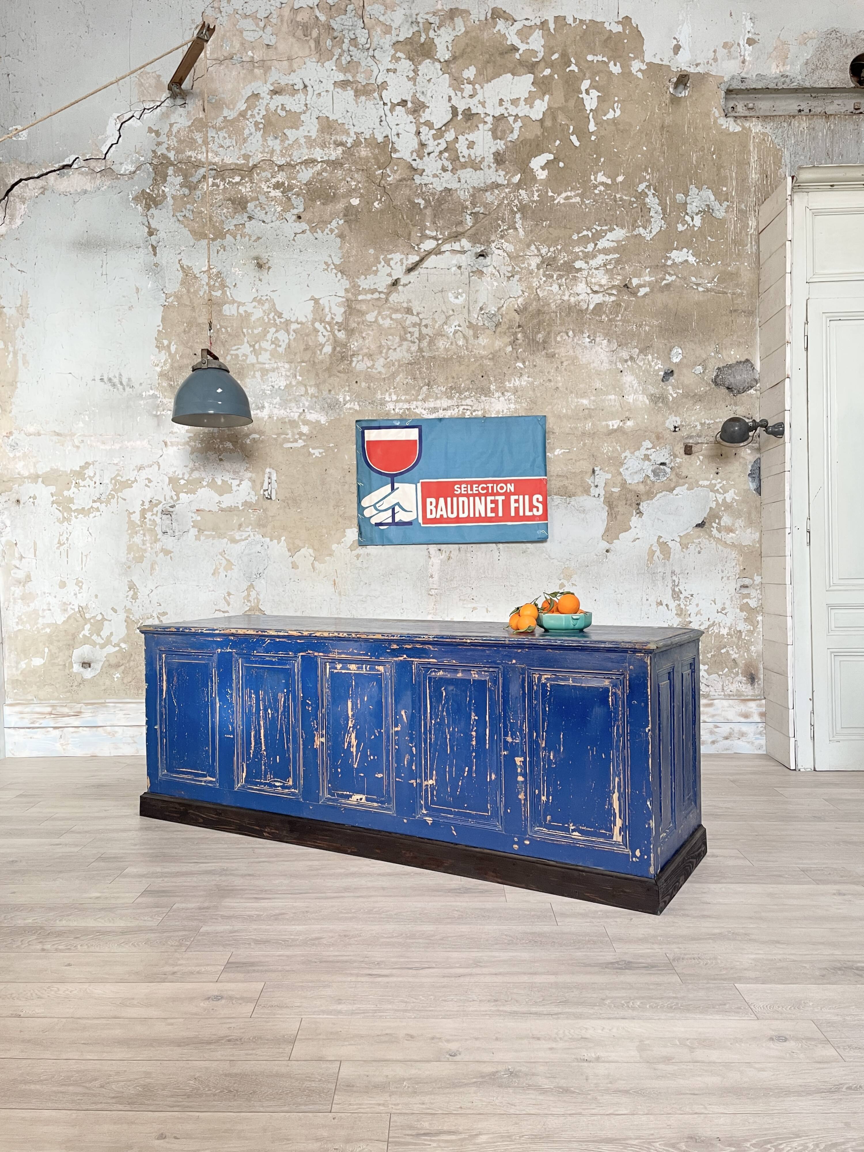 Commercial bank weathered wood panel.