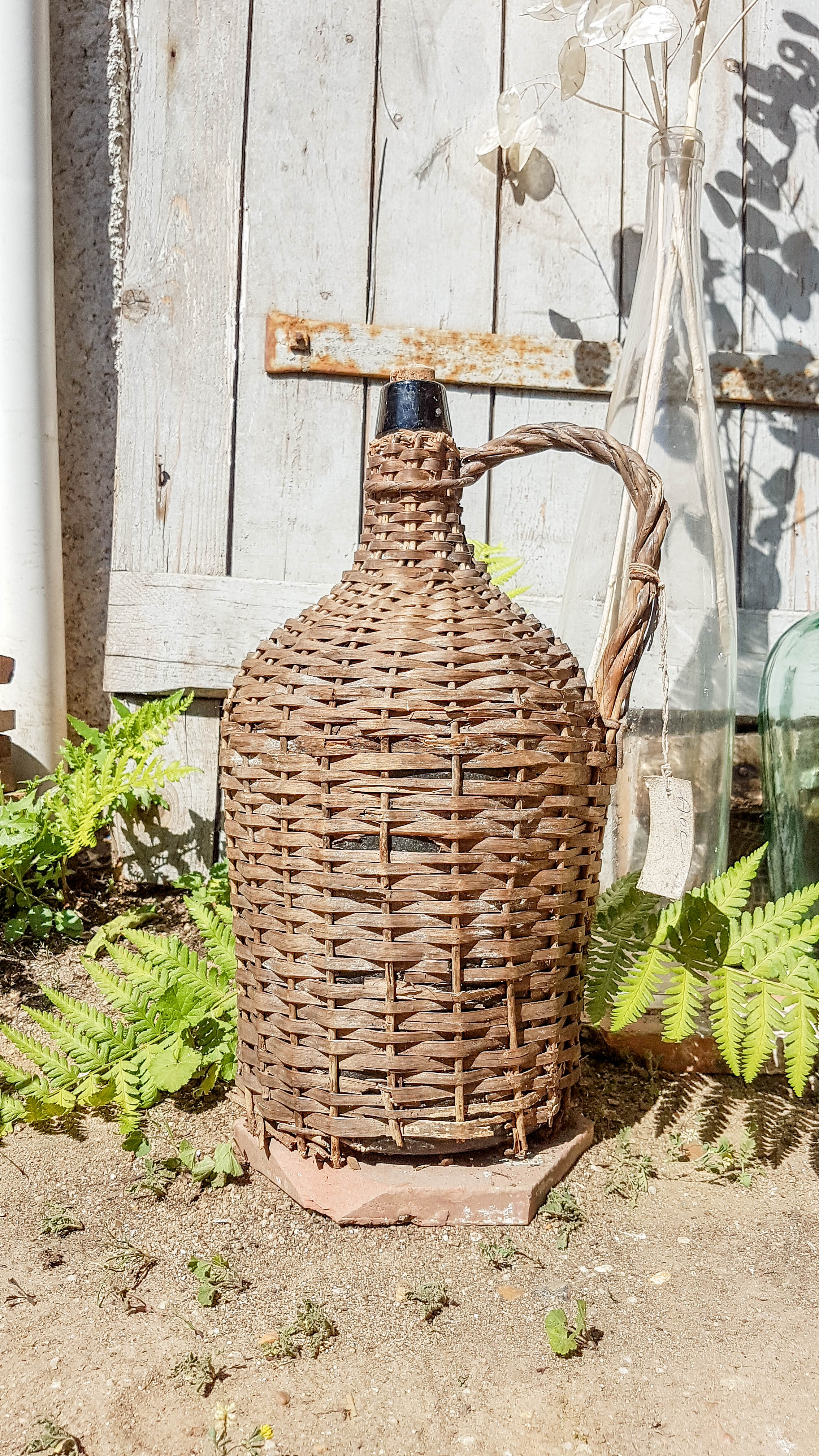 Vintage demijohn