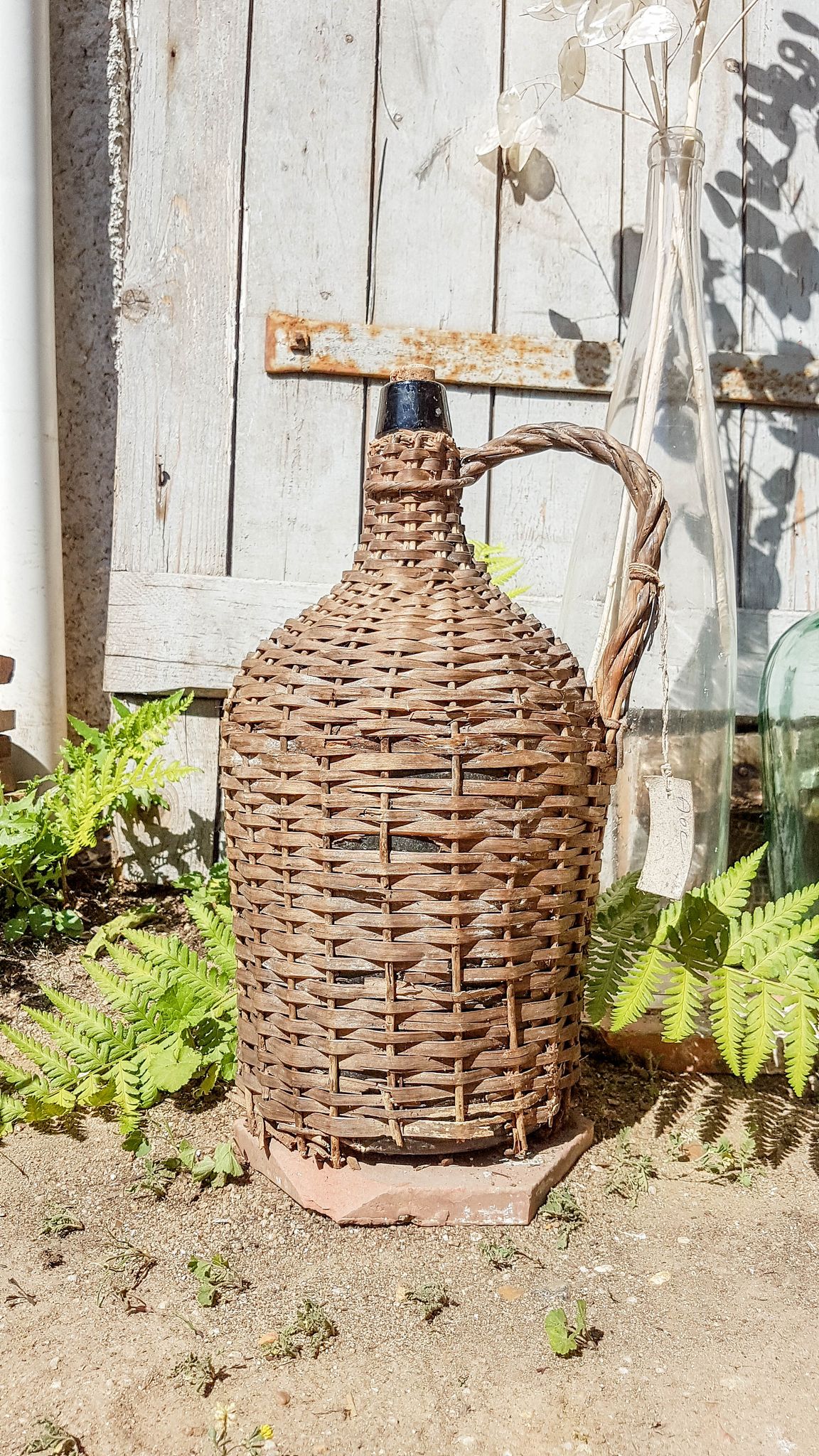 Vintage demijohn