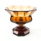Goblet, Art Deco, crystal, Moser, Czechoslovakia, 1930s