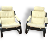 Pair of chairs of Ake Fribyter to Nelo