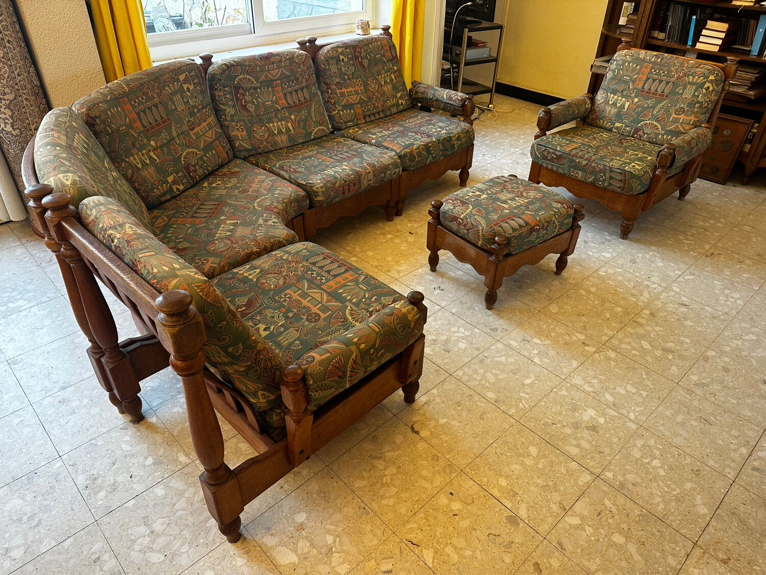 Salon modulable vintage années 50