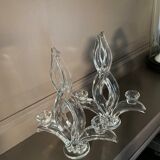 Crystal candle holders