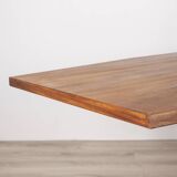 Vintage 60's table in metal and wood italian design