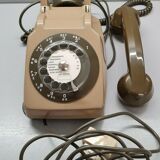 Socotel S63 vintage dial brown phone