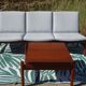 Karl Sørlie & Sønner 3-seater modular bench and coffee table