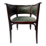 Art deco armchair in courbet wood "maison thonet" 20th century