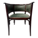 Art deco armchair in courbet wood "maison thonet" 20th century