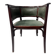 Art deco armchair in courbet wood "maison thonet" 20th century