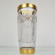 Mid-century glass vase,bohemia crystal,circa 1960's.