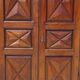 Antique Louis XIII wardrobe, diamond points