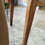 Solid oak farmhouse table 80x185