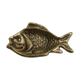 Empty bag brass fish England