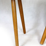 Mid-century rattan stools attributed to Jan Kalous for úluv, Czechoslovakia, 1960s, set of 3