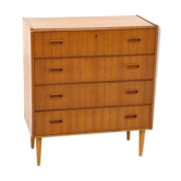 Teak chest of drawers, Sweden, 1950