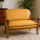 Neoclassical canapé and conversation chairs by Maison Rémy, Paris, France, 1986, set of 3.