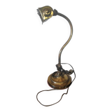 Brass articulated piano or desk lamp