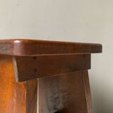 Tabouret / table d'appoint en bois massif