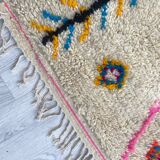 Handmade Moroccan Berber carpet 241x143 CM