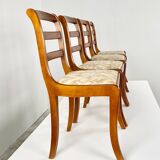 4 solid wood chairs
