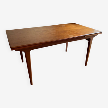 Table vintage scandinave LB en teck années 60