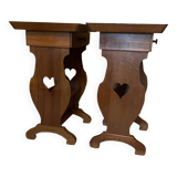 Paire tables de chevet