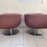 2 “Tulip” armchairs by Jeffrey Bernett for B&B Italia