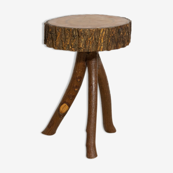 Tripod wooden stool