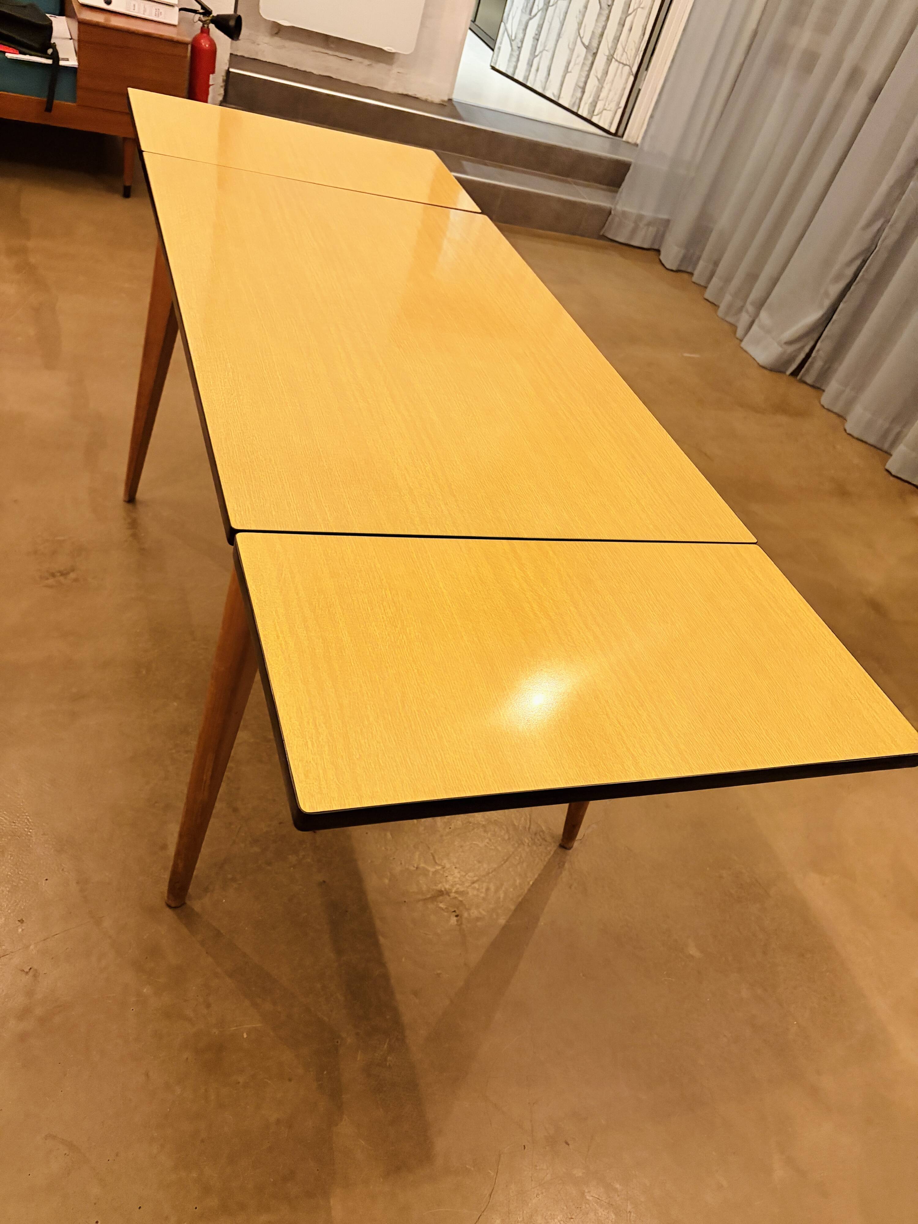 Vintage formica and wood table