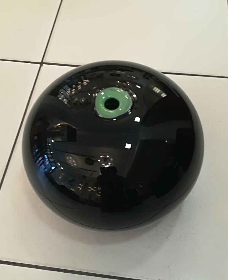 Paolo Crepax set of three Murano glass vases signed