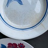 6 flat plates porcelain from Gien