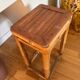Vintage bamboo and rattan stool