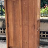 1950s wardrobe / closet in golden oak