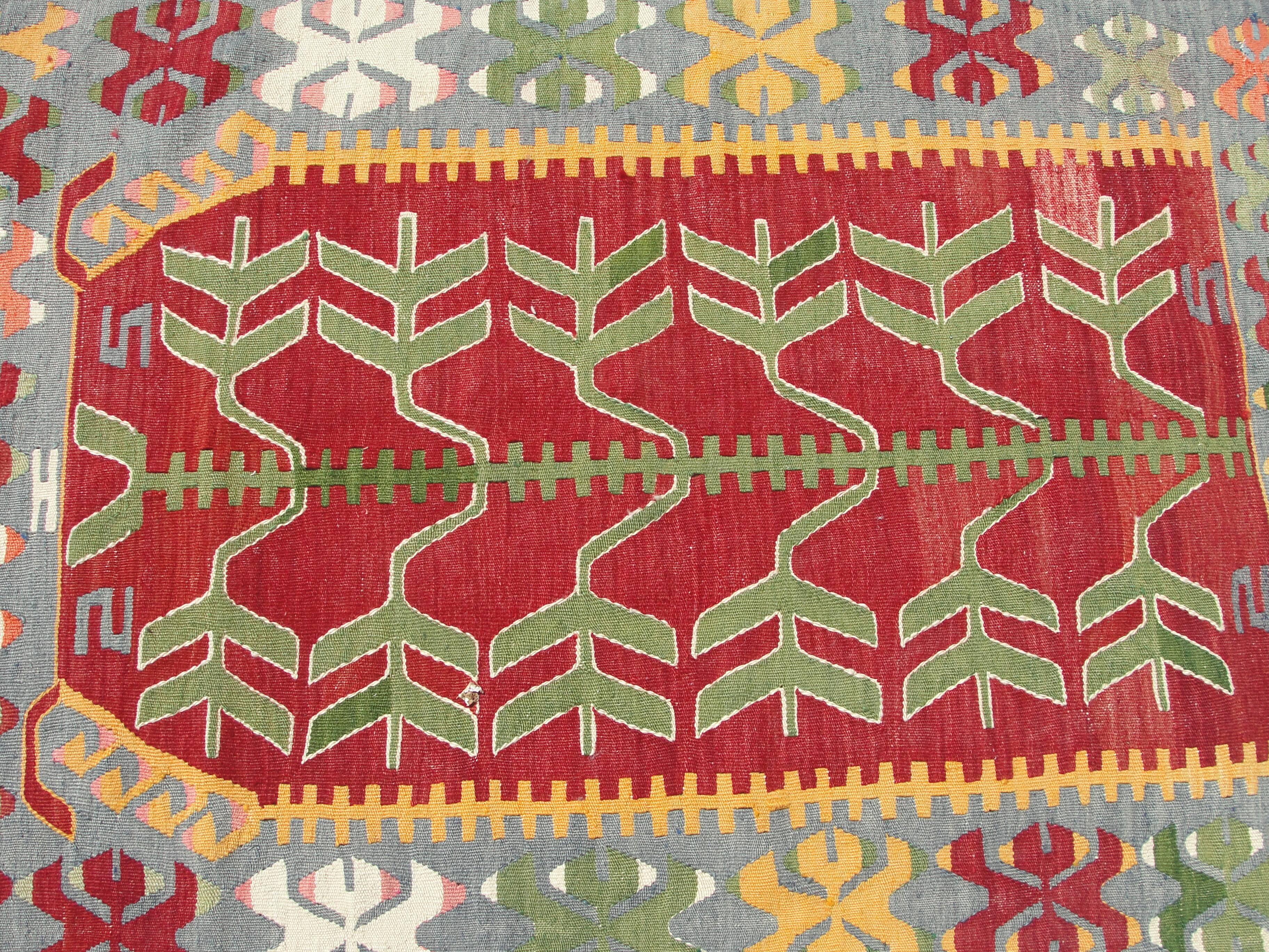 Handmade Small area kilim rug