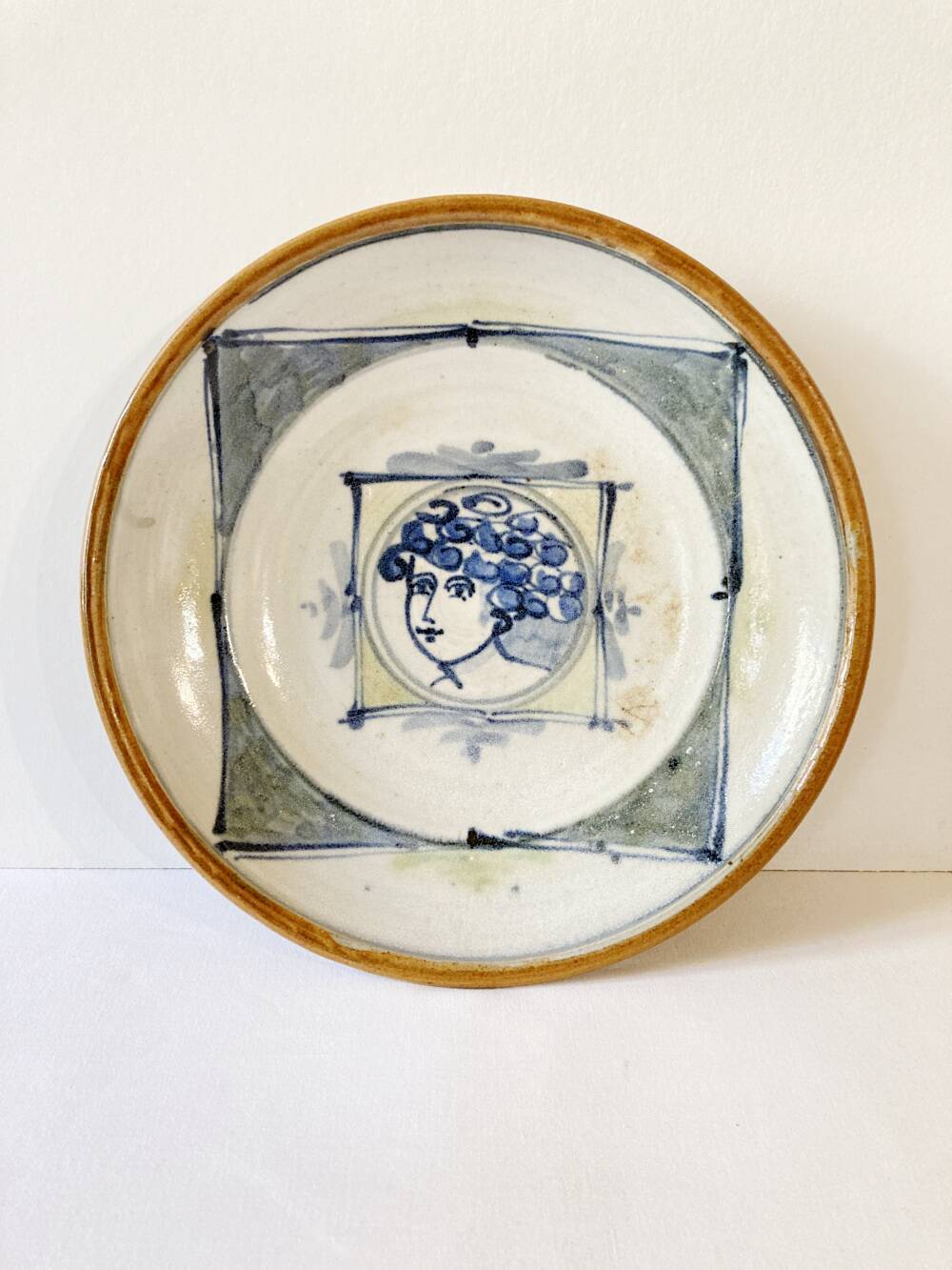 Ceramic dish signed Patrick Lefebvre