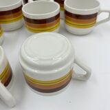 Set of ceramic cups Moulin des loups
