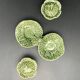Cabbage-shaped salt and pepper shakers