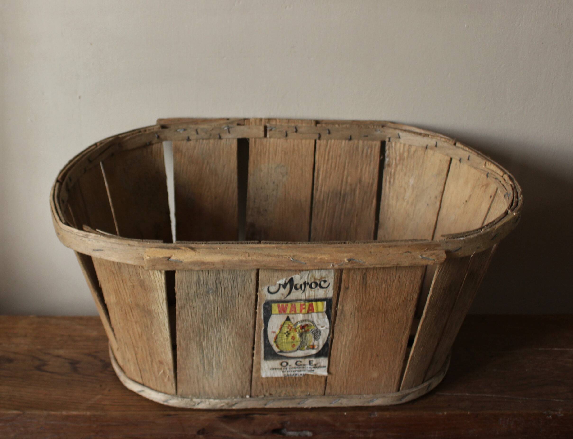 Wood storage box Crate Morocco Casablanca