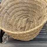 Moroccan basket vegetable fibers