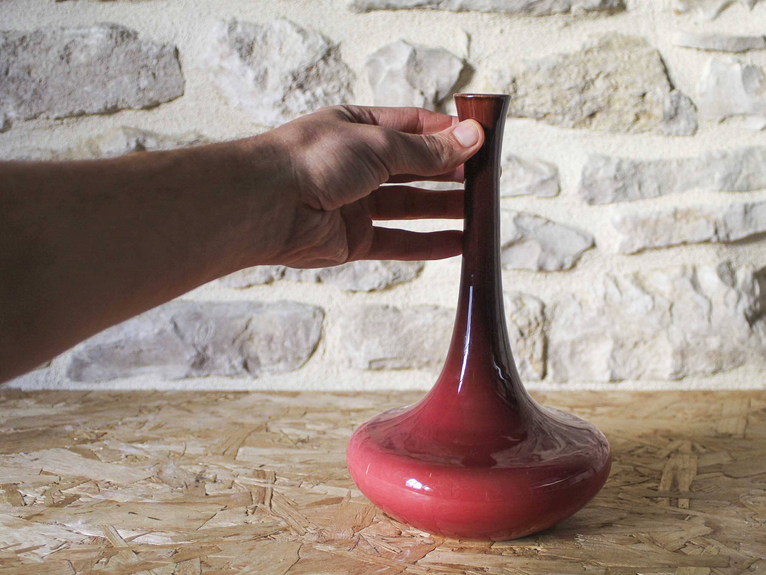 Marius Musarra glazed ceramic vase