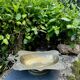 Large fruit bowl with mascaron signed WMF, Art Nouveau period.