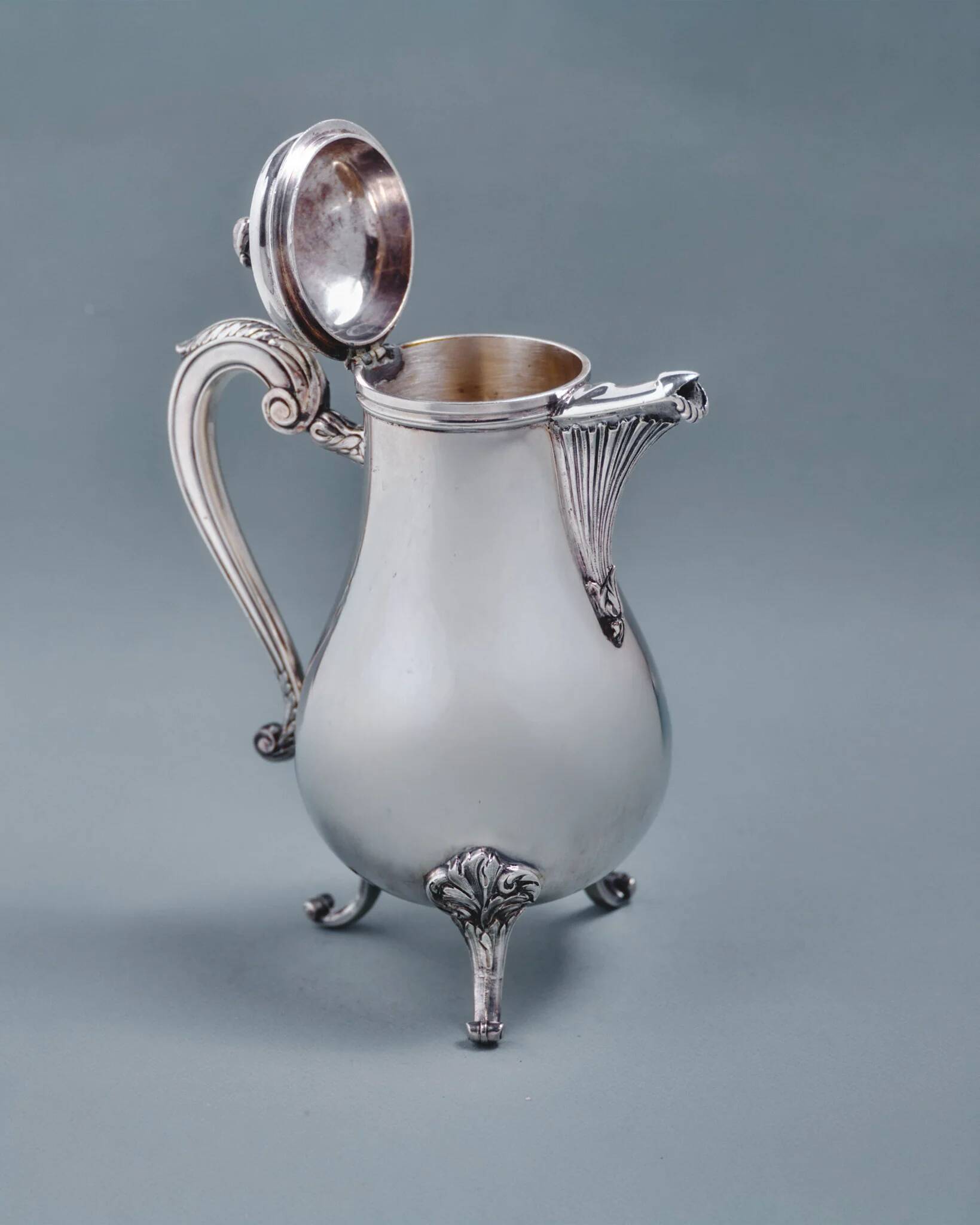 Silver-plated metal teapot, Christofle