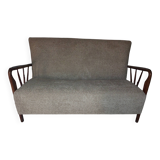 Fully renovated Italian 2-seater sofa