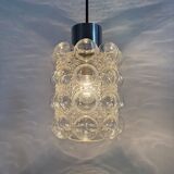 Large Bubble Glass Pendant by Helena Tynell for Limburg, Germany, 1970s